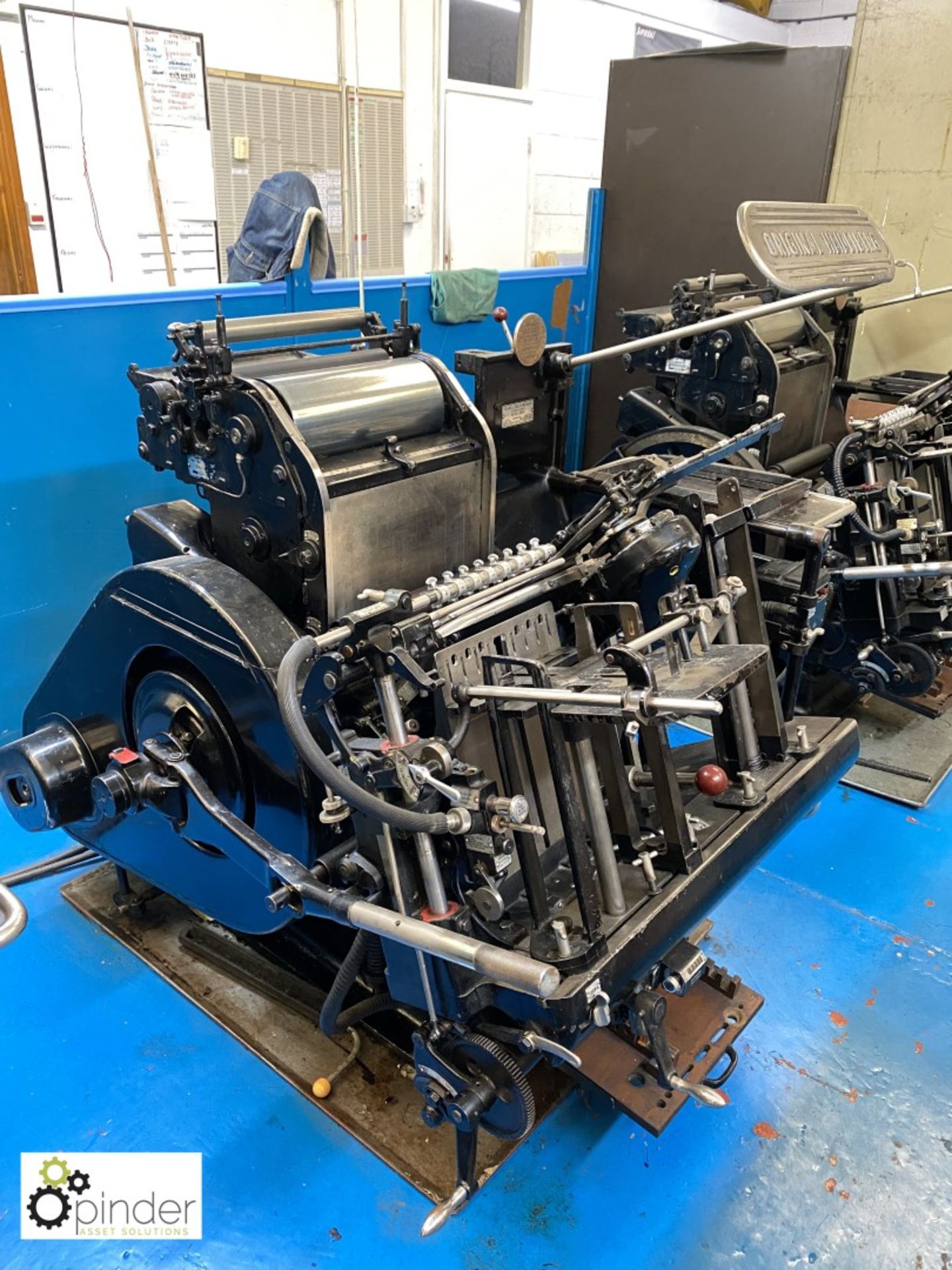 Heidelberg 10x15 Platen, 2 chases, serial number T134505E (please note this lot is located in - Image 2 of 4