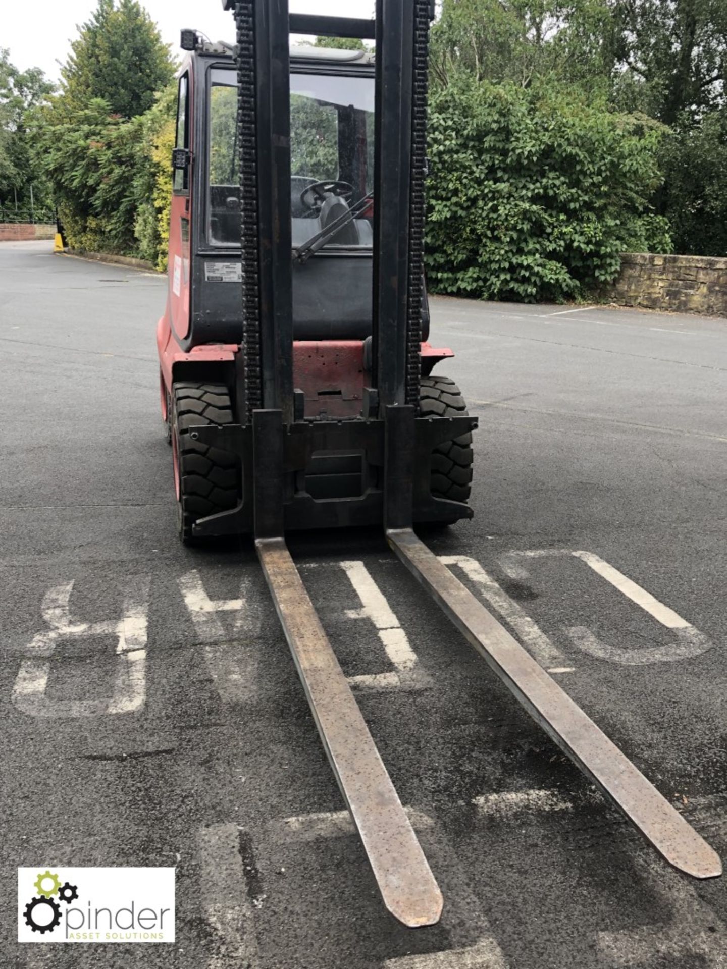 Lansing Linde H40D Diesel Forklift Truck, 4,000kg capacity, 1,784 hours, lift height 4,400mm, closed - Image 4 of 14