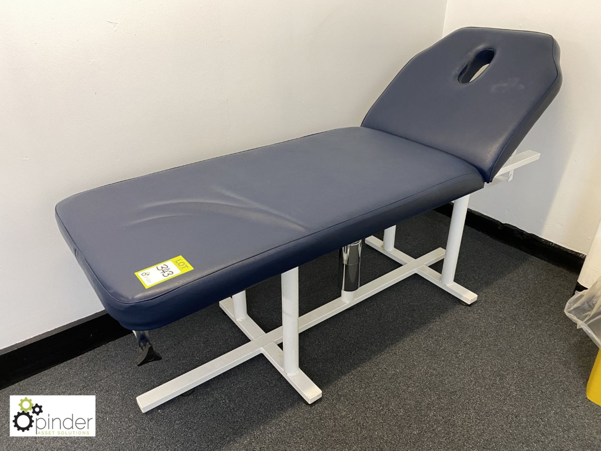 Height adjustable Medical Bed (located in First Aid Room, Ground Floor) **** please note this lot