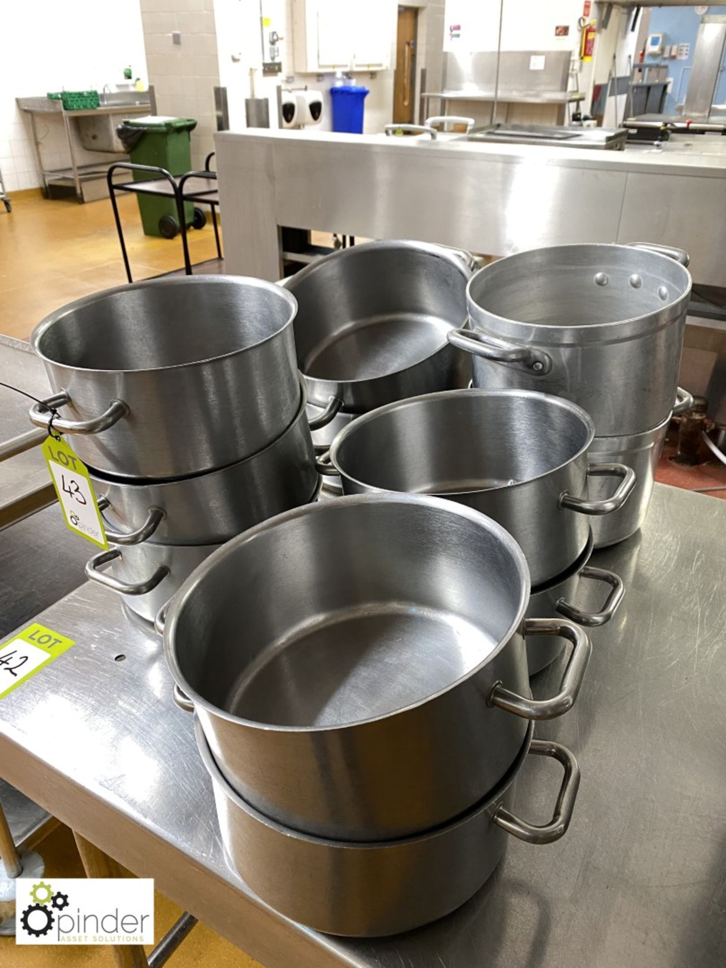 11 Pans (located in Main Kitchen, Basement) **** please note this lot needs to be collected either - Image 2 of 2