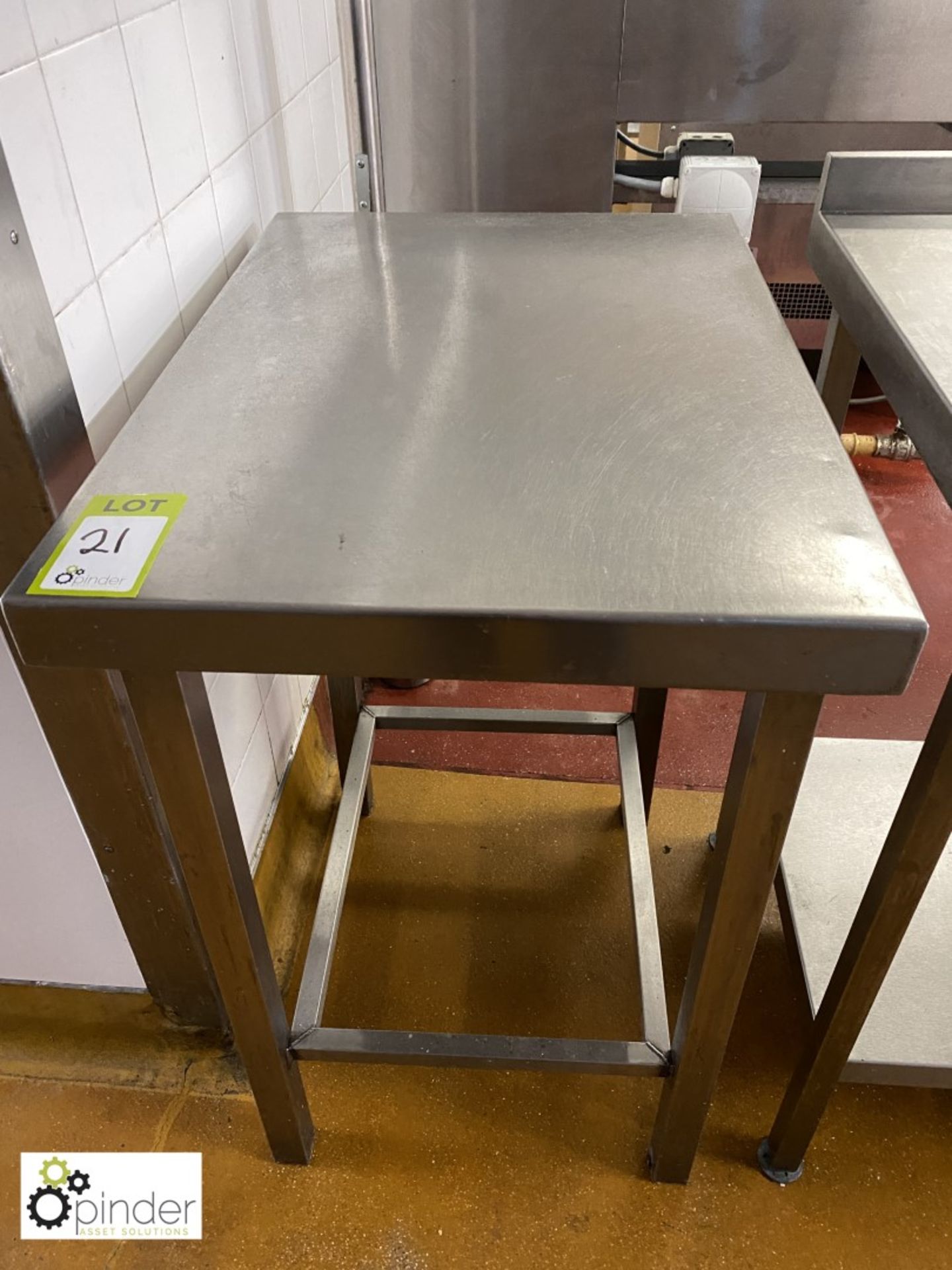 Stainless steel Preparation Table, 750mm x 530mm (located in Main Kitchen, Basement) **** please