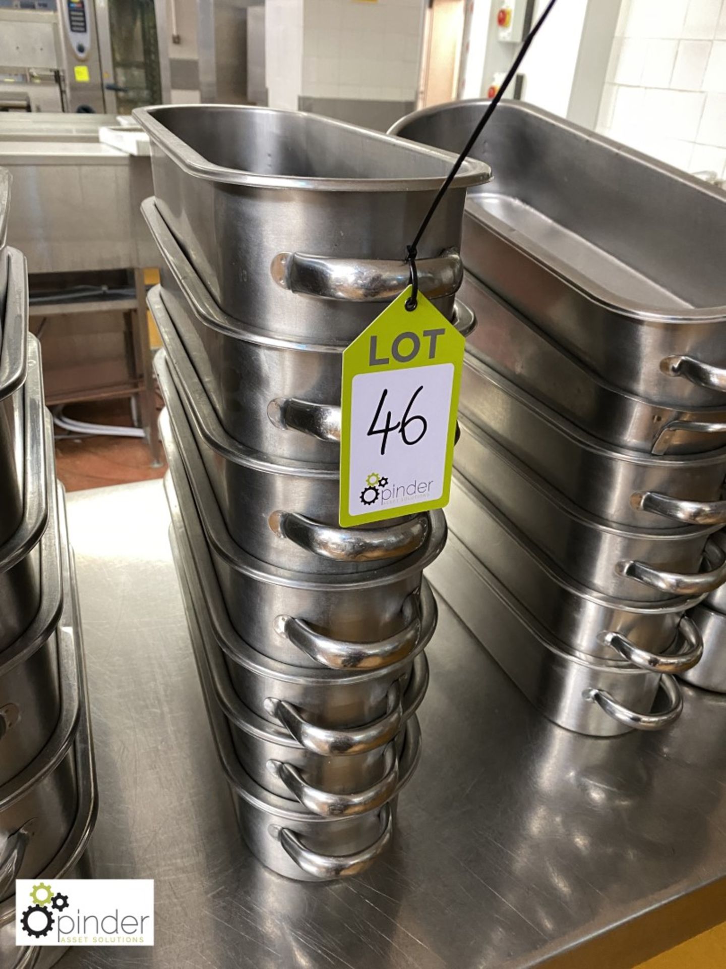 7 stainless steel Serving Dishes (located in Main Kitchen, Basement) **** please note this lot needs