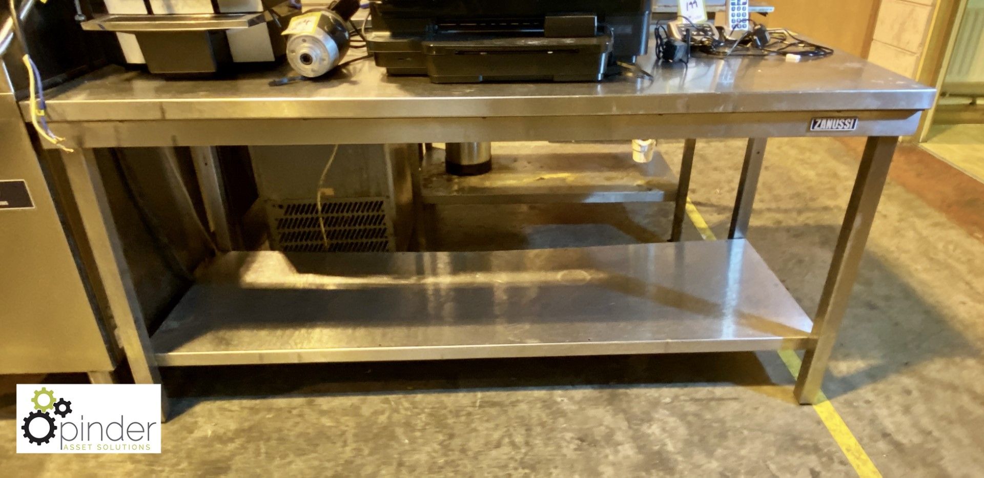 Stainless steel Preparation Table, 1750mm x 700mm, with undershelf - Image 2 of 2