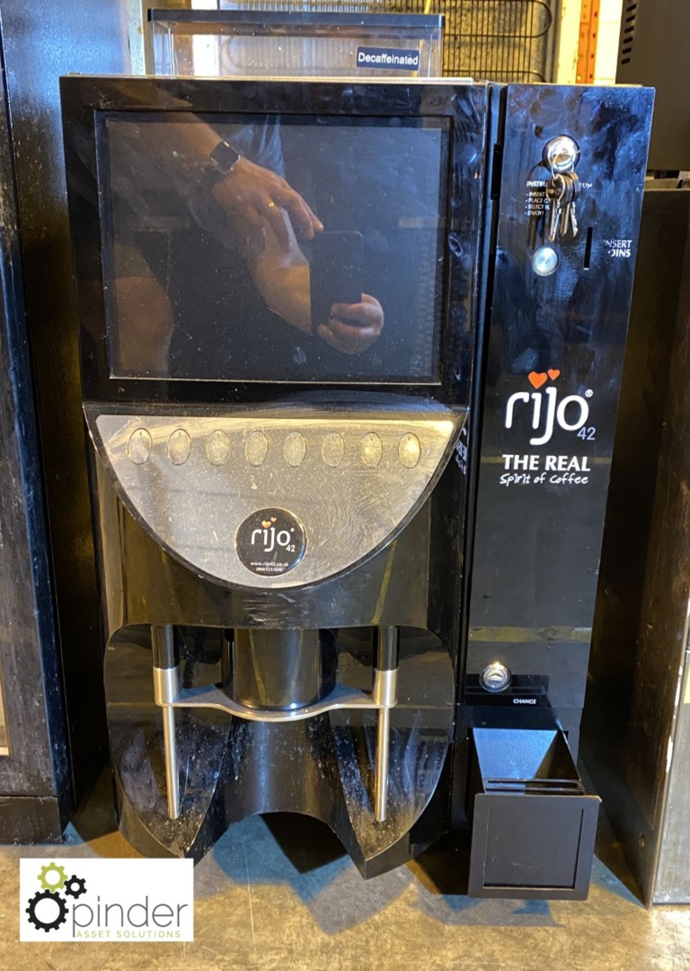 Rijo 42 coin operated Coffee Machine, 240volts - Image 3 of 3