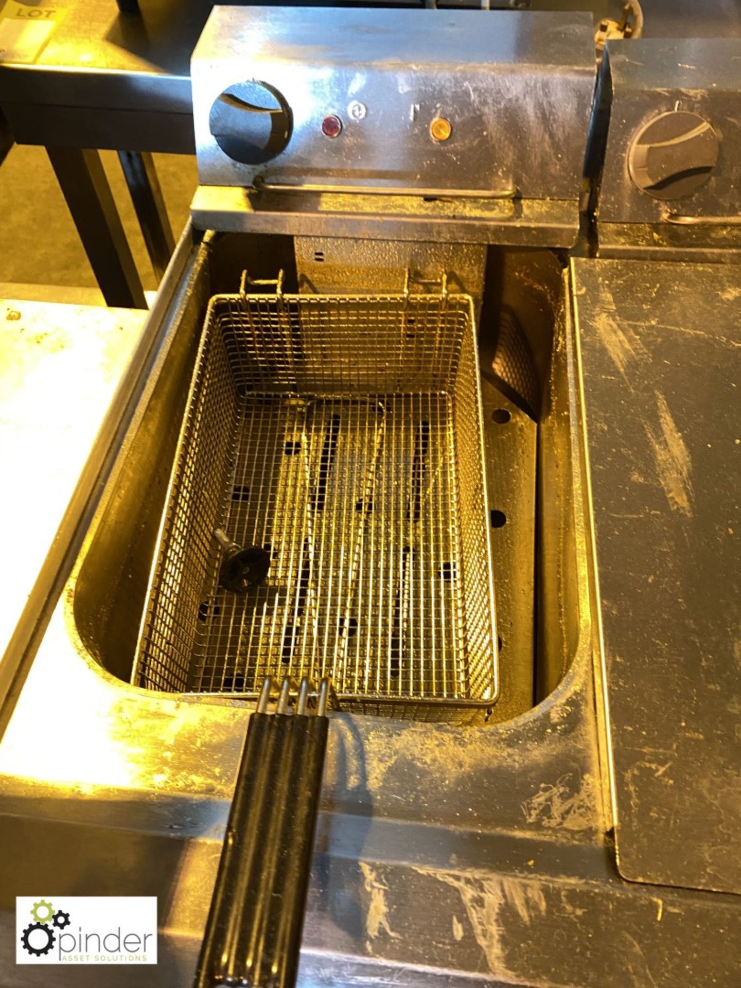 Stainless steel twin basket Deep Fat Fryer, 400volts - Image 2 of 2