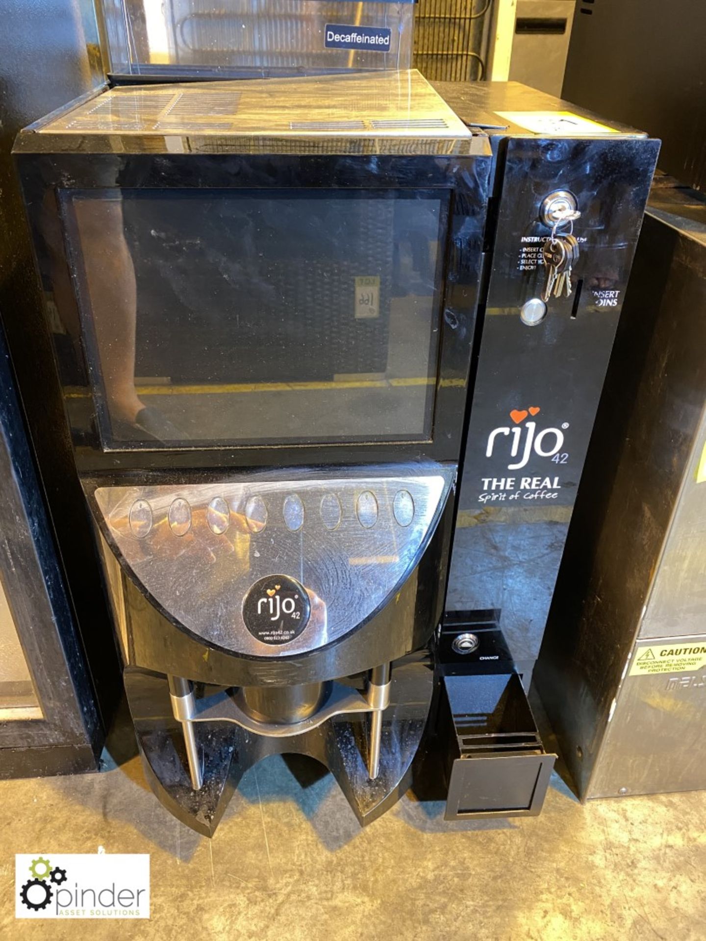 Rijo 42 coin operated Coffee Machine, 240volts