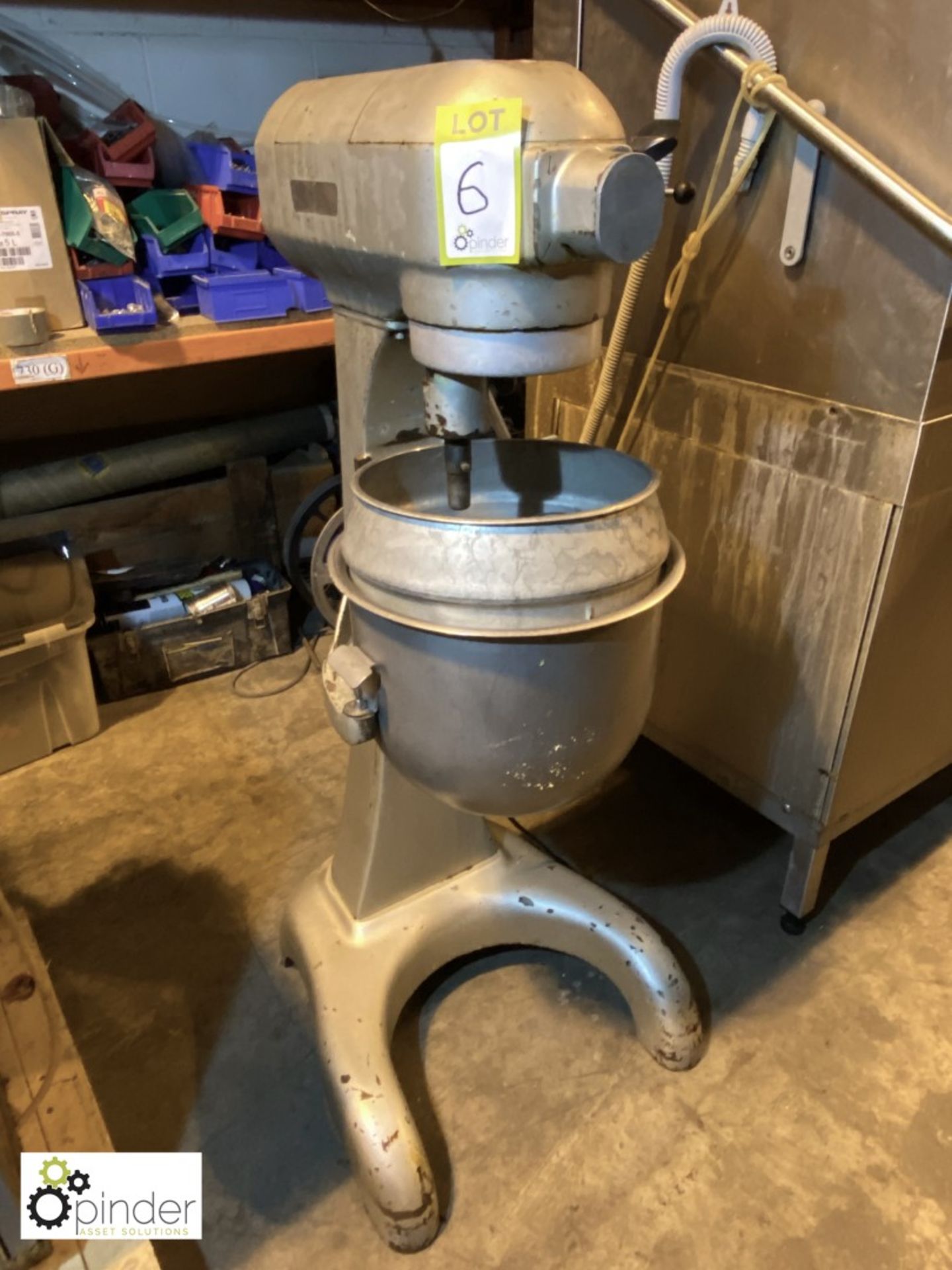 Hobart A200 Planetary Mixer, 240volts, with whisk, paddle and bowl