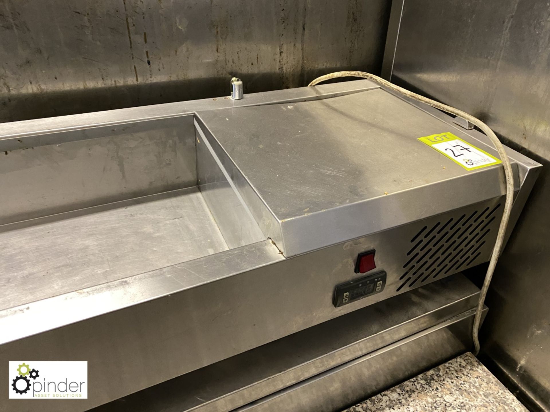 Stainless steel Ingredients Chiller, 1800mm x 400mm, 240volts - Image 3 of 3