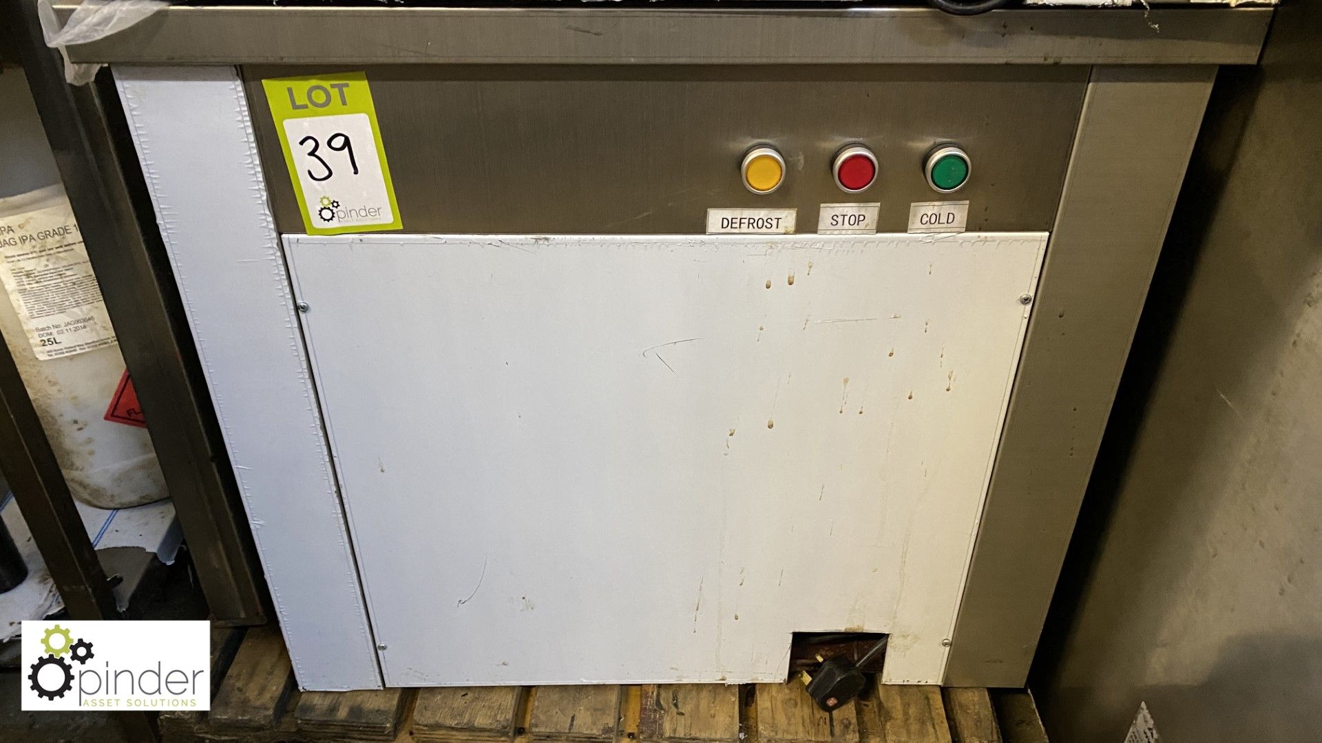 Stainless steel CBJX-1D6C fried Ice Cream Machine, 240volts, unused