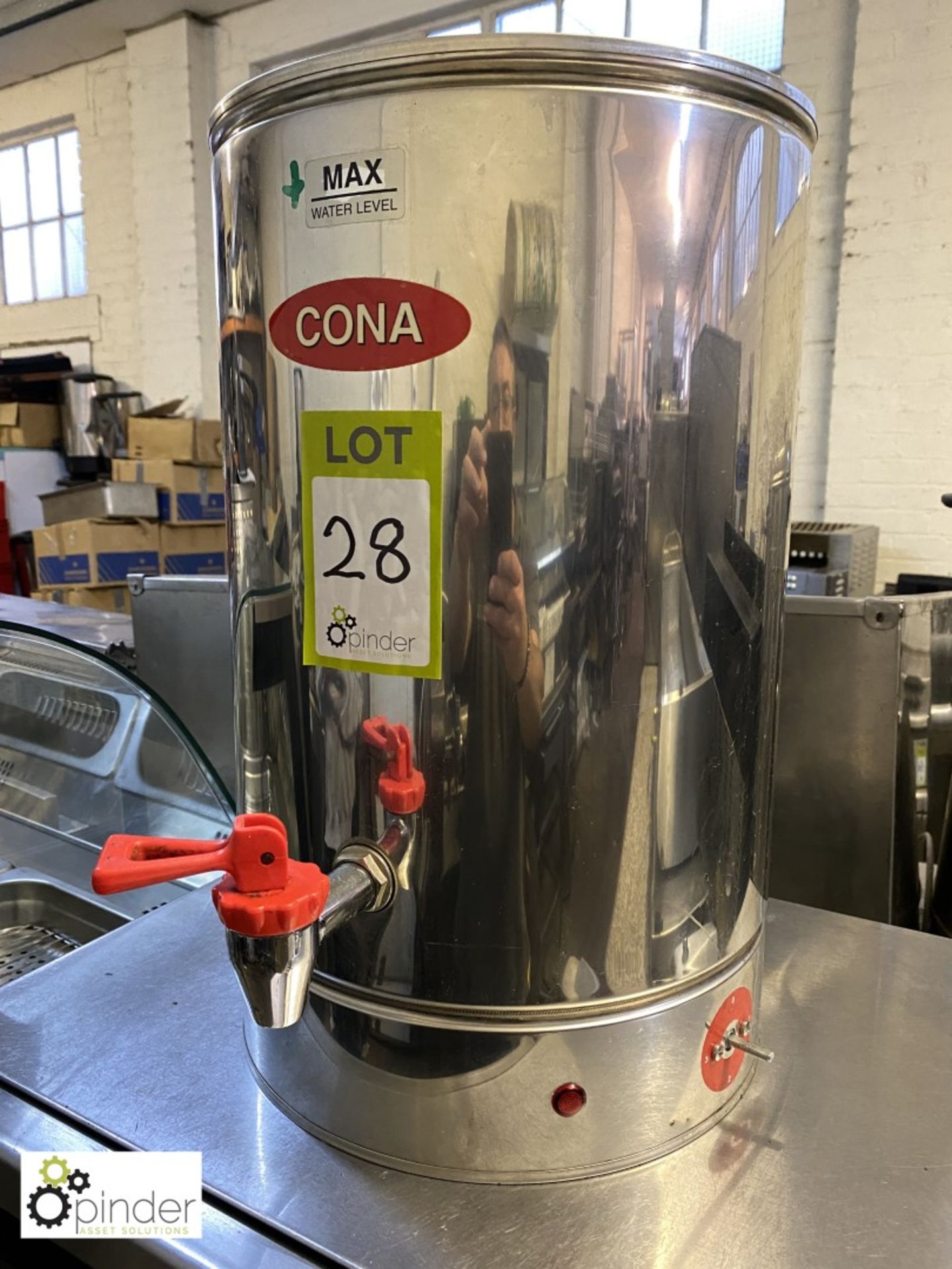 Cona stainless steel Water Boiler