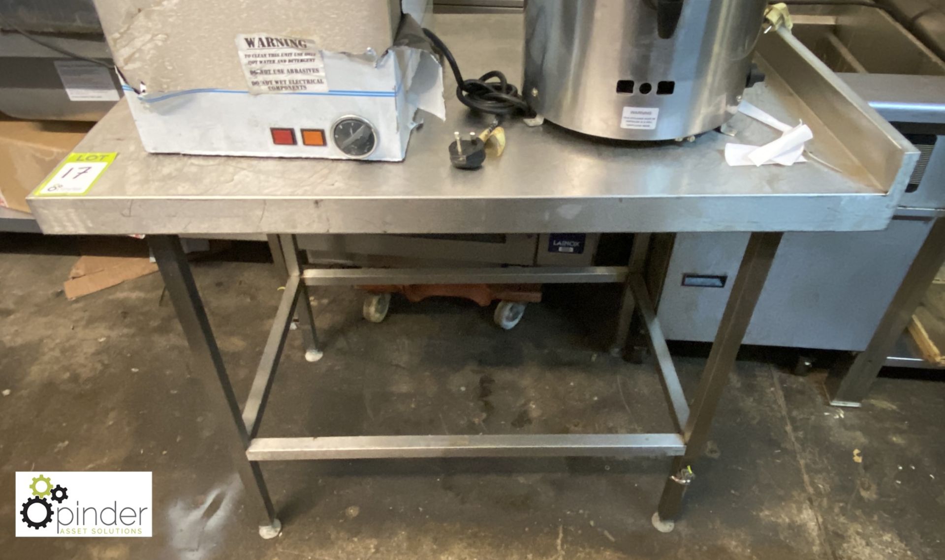 Stainless steel Preparation Table, 1100mm x 700mm x 910mm