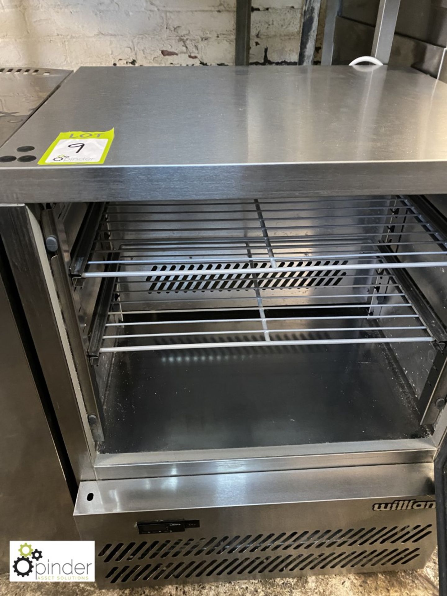 Williams stainless steel under counter Fridge, 650mm x 600mm x 820mm, 240volts - Image 2 of 2