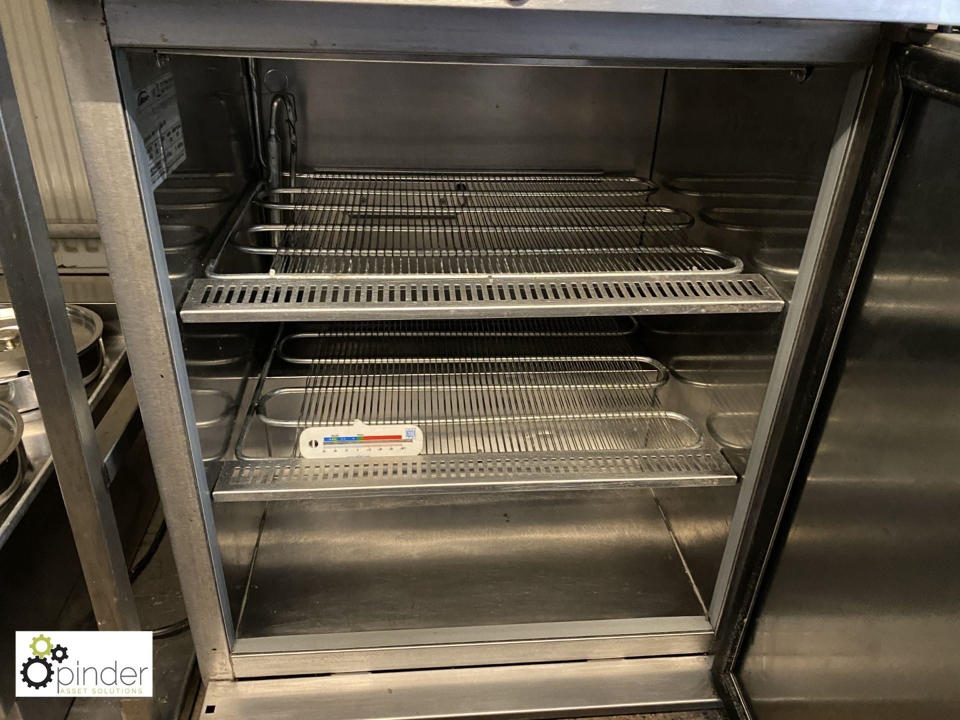 Williams stainless steel under counter Freezer, 600mm x 600mm x 800mm - Image 2 of 2