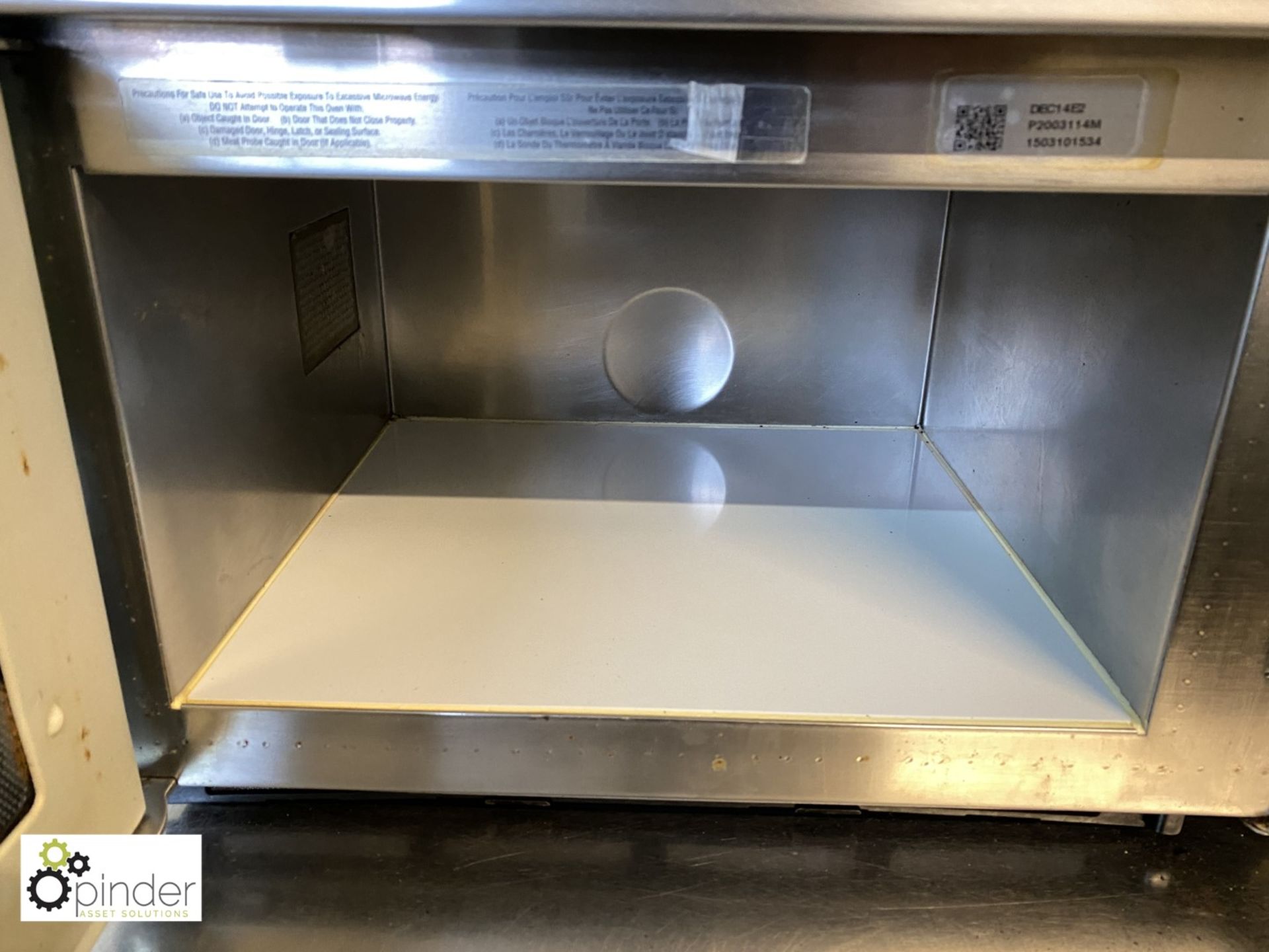 Menumaster Commercial Microwave Oven, 240volts - Image 2 of 2