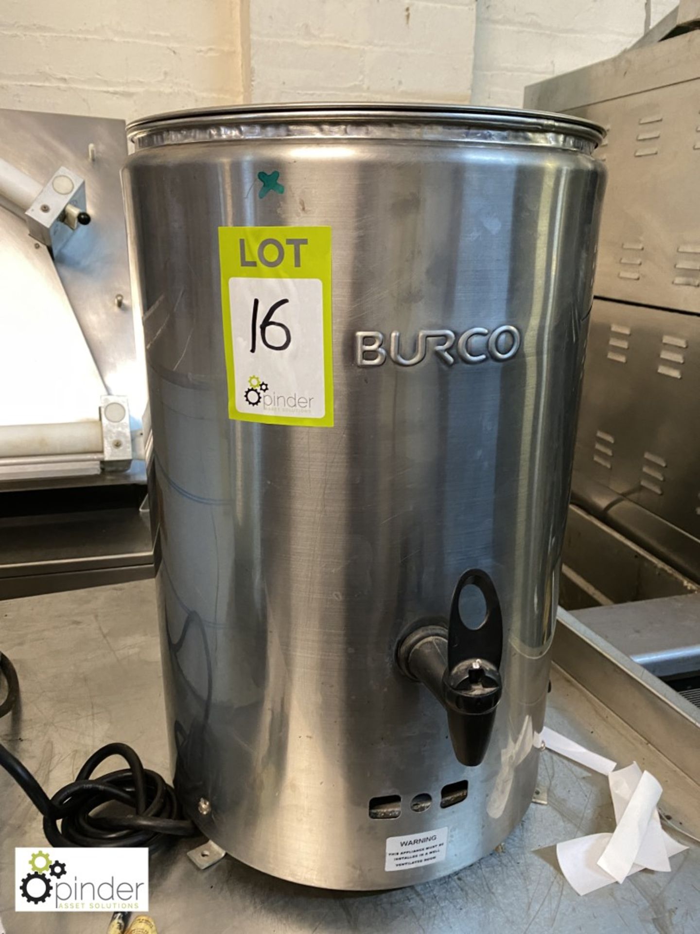 Burco stainless steel LPG Water Boiler