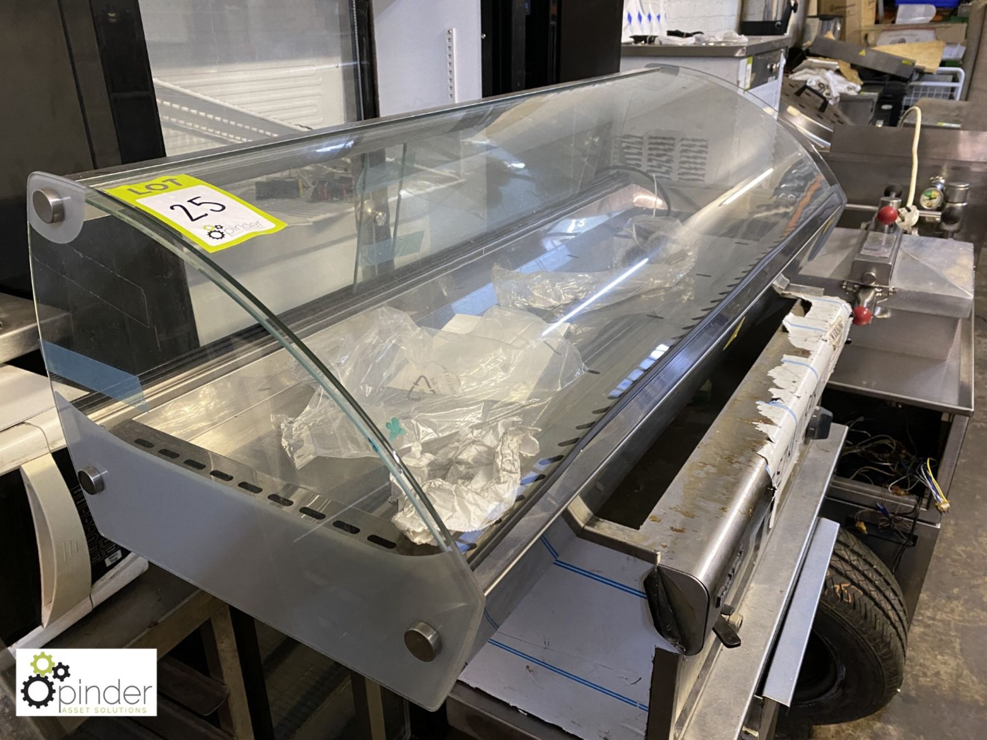 Buffalo CW148 countertop Heated Food Display, 1120mm, 240volts, unused - Image 2 of 3