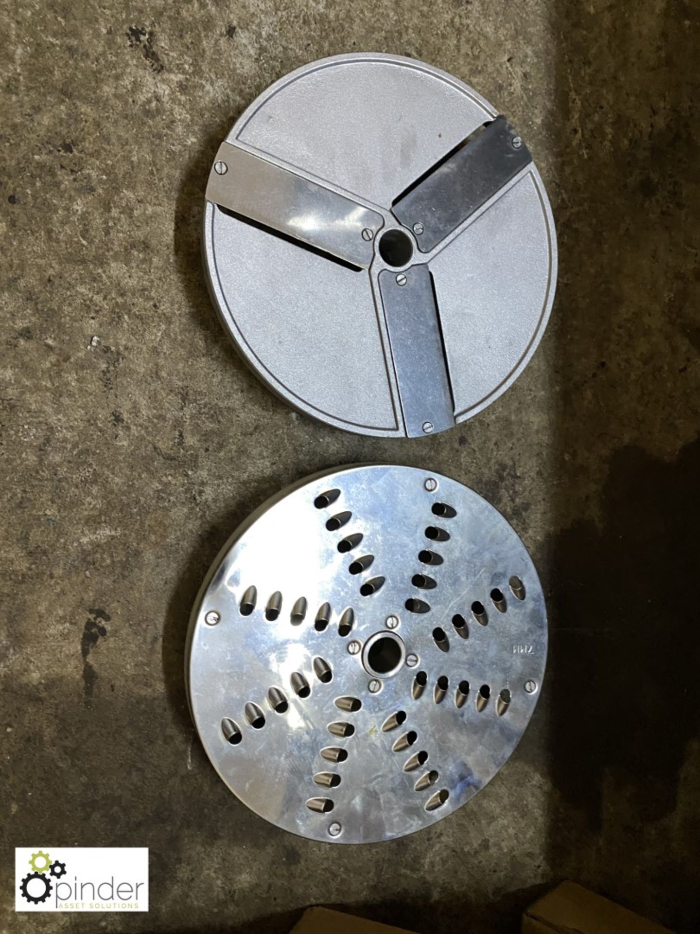 2 Grating Plates, 2mm and 12mm, and Slicing Plate, 2mm, boxed and unused
