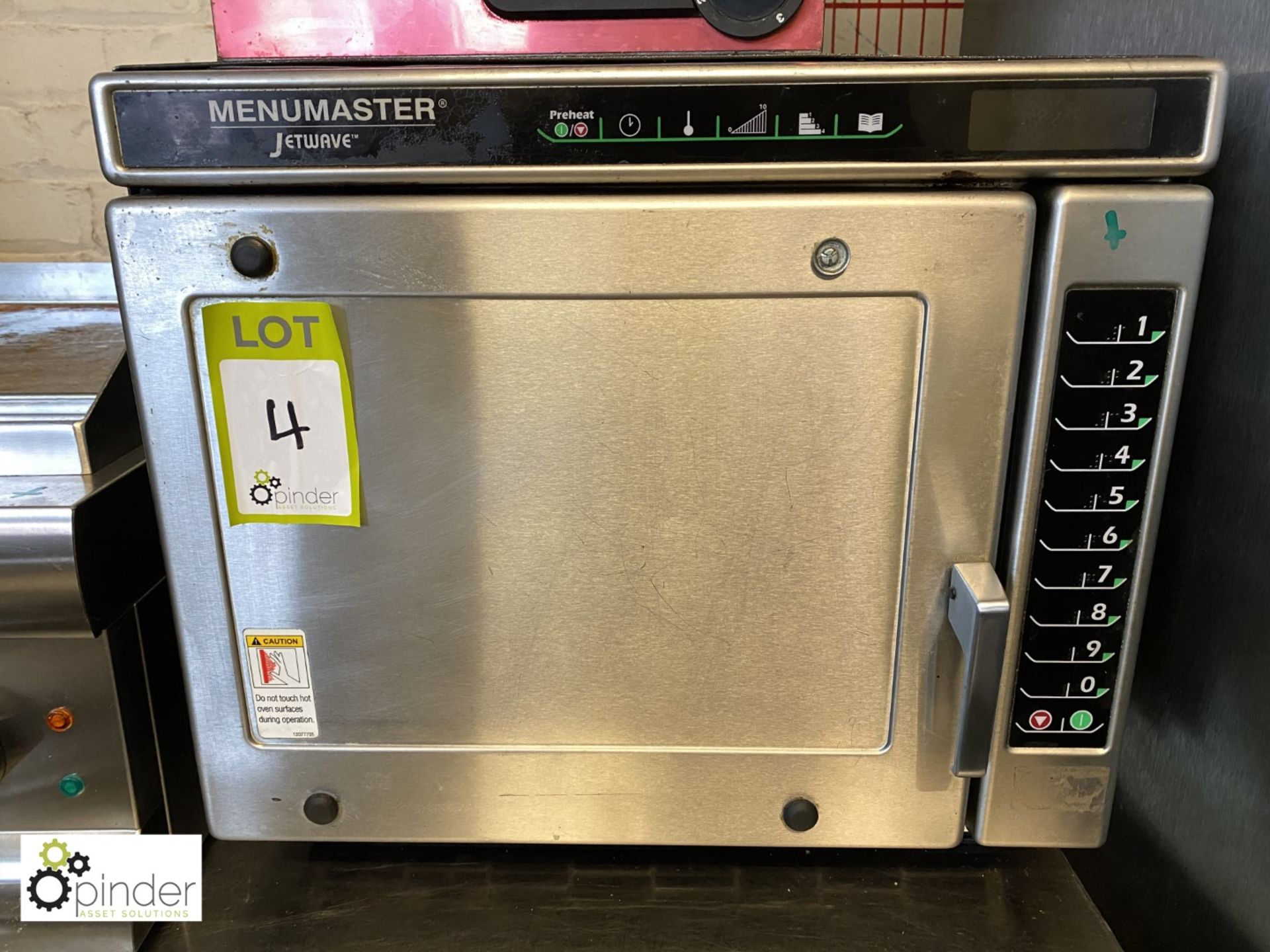 Menumaster Jetwave Commercial Microwave Oven, 240volts