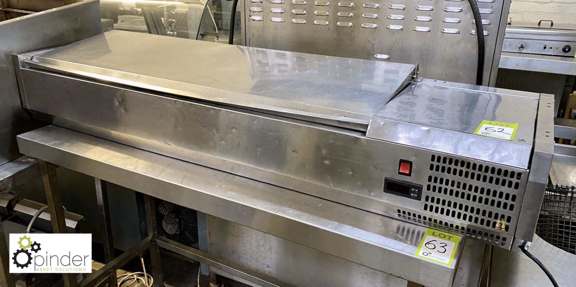 Cater Bake VRX1600 stainless steel Ingredients Chiller, 240volts, 1500mm