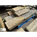 Pallet of reclaimed Yorkshire stone Copings