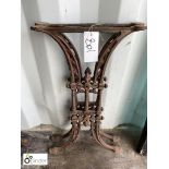 Original Victorian conservatory cast iron Table Ends