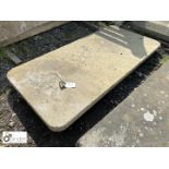 Yorkshire stone Table Top, approx. 34in x 72in