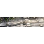 Pair of reconstituted stone Corbels, approx. 42in high