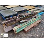 Pallet of original Victorian cast iron Gutters and Brackets (please note this lot is located at