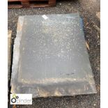 Original Yorkshire stone Tabletop, approx. 49in x 39in (please note this lot is located at Berry