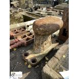 Large cast iron Boat Mooring Point, approx. 16in high