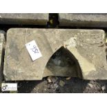 Victorian Gothic Yorkshire stone Niche, approx. 24in