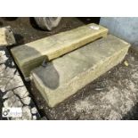 2 Yorkshire stone Doorsteps