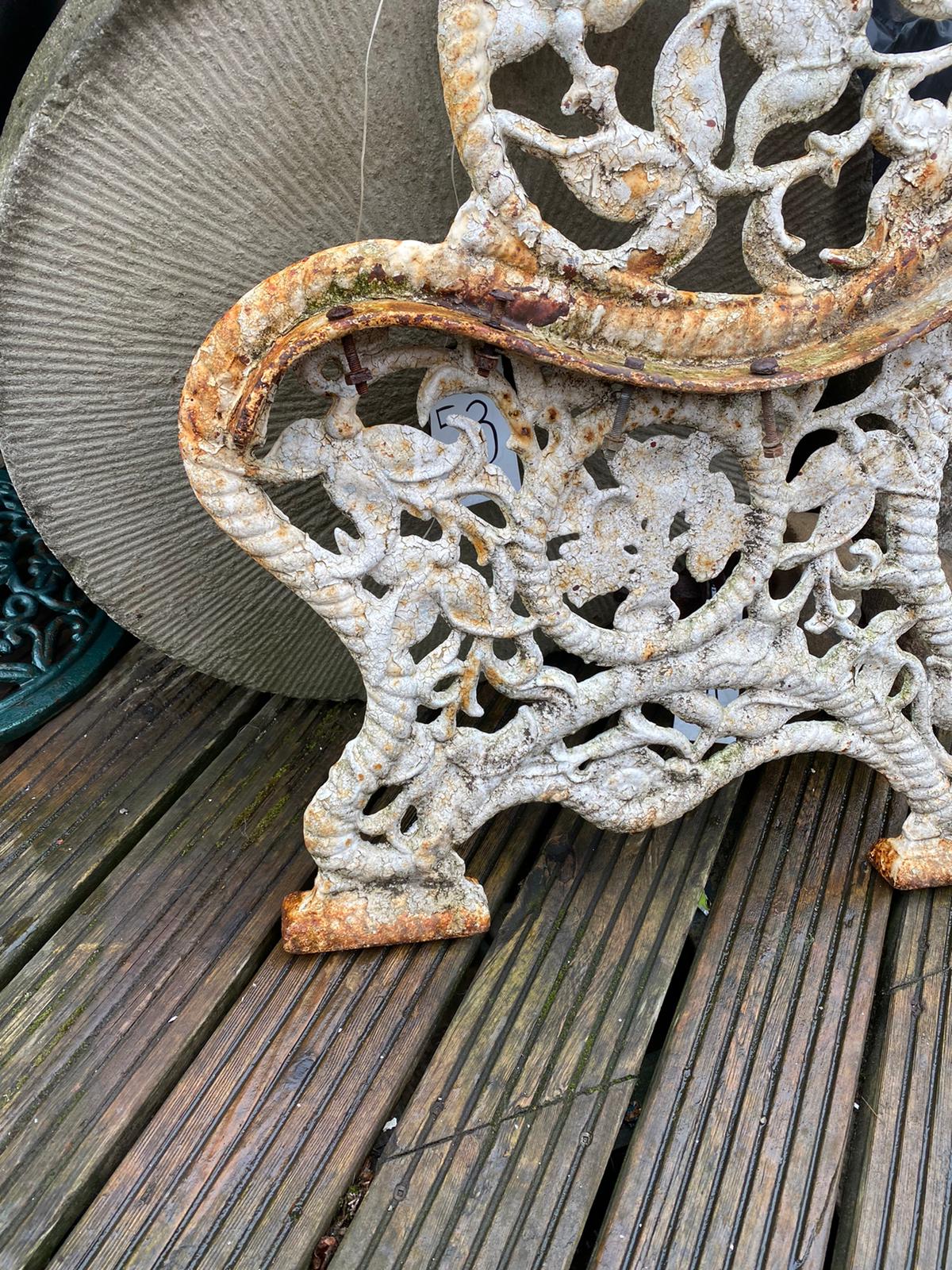 Pair of Victorian Rope and Floral Decorative Bench Ends. - Image 20 of 25