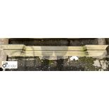 Yorkshire stone double brake front Mantle Shelf, approx. 61in wide