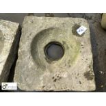 Original Yorkshire stone Drain Gully. 28in x 26in