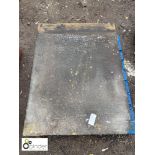 Original Yorkshire stone Tabletop, approx. 39in x 52in (please note this lot is located at Berry