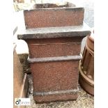 Original terracotta salt glazed Chimney Pot, approx. 24in high