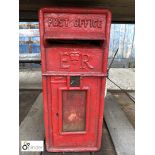 E II R Post Box, approx. 24in high x 10in wide