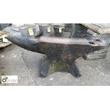 Anvil, approx. 14in high x 40in long