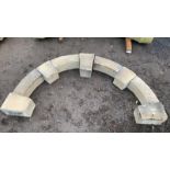 Yorkshire stone Doorway, 1740mm wide x 900mm high