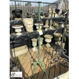 French wrought iron Barley Twist and Scrolled Stand,