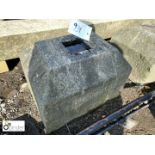 Yorkshire stone Staddle Base, approx. 18in high x 12inwide