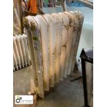 Original Victorian Princess style cast iron Radiator, approx. 36in high x 25in long (please note