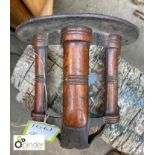 Original mahogany and cast iron Horse Rider Bracket, makers mark “Musgrave Belfast” (please note