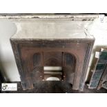 Original Coalbrookdale Georgian Hob Grate and Surround, approx. 50in x 43in wide