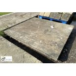 Large Yorkshire stone Table Top, approx. 55in high x 60in long