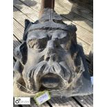 Yorkshire stone 18th Century Carved Head of a King, approx.12in high