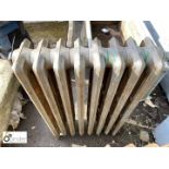 Original decorative cast iron Wicket Radiator, approx. 30in high x 19in long