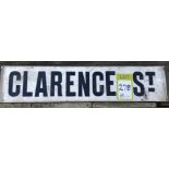 Ceramic Street Name “Clarence St”