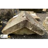 Yorkshire stone Roof Finial, approx. 10in high